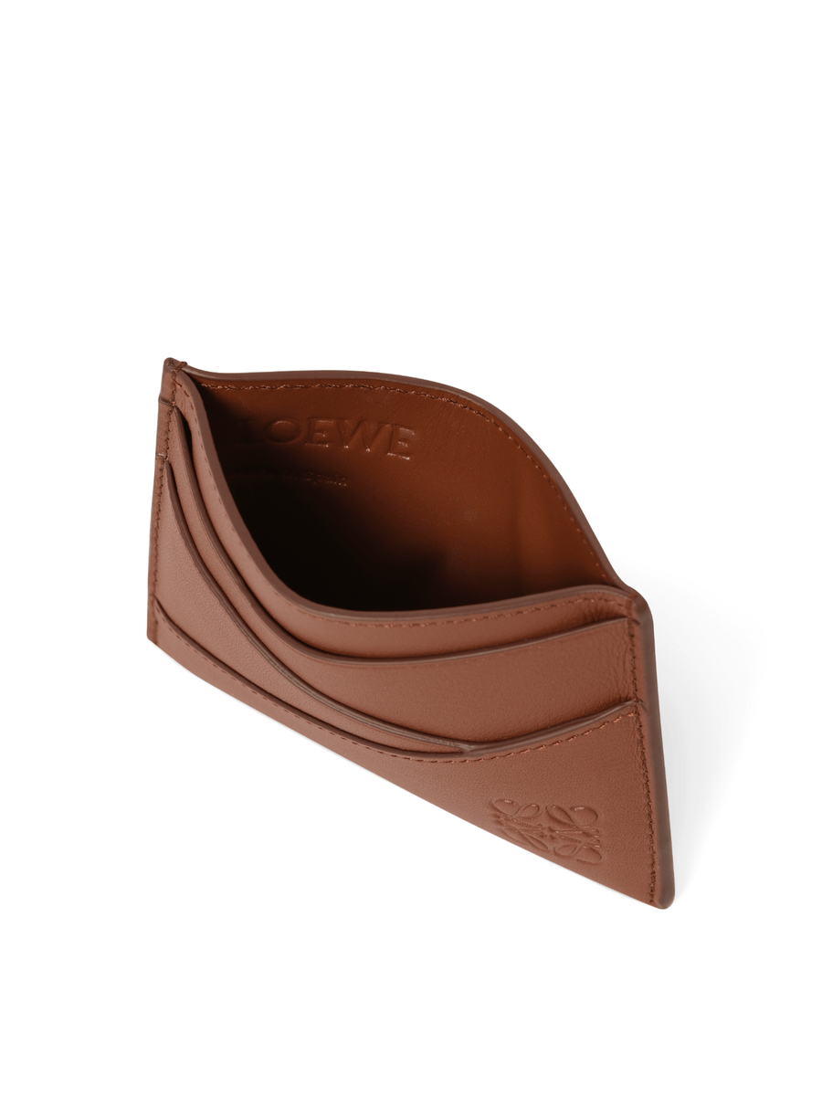 Loewe Puzzle Edge Plain Cardholder in Brown