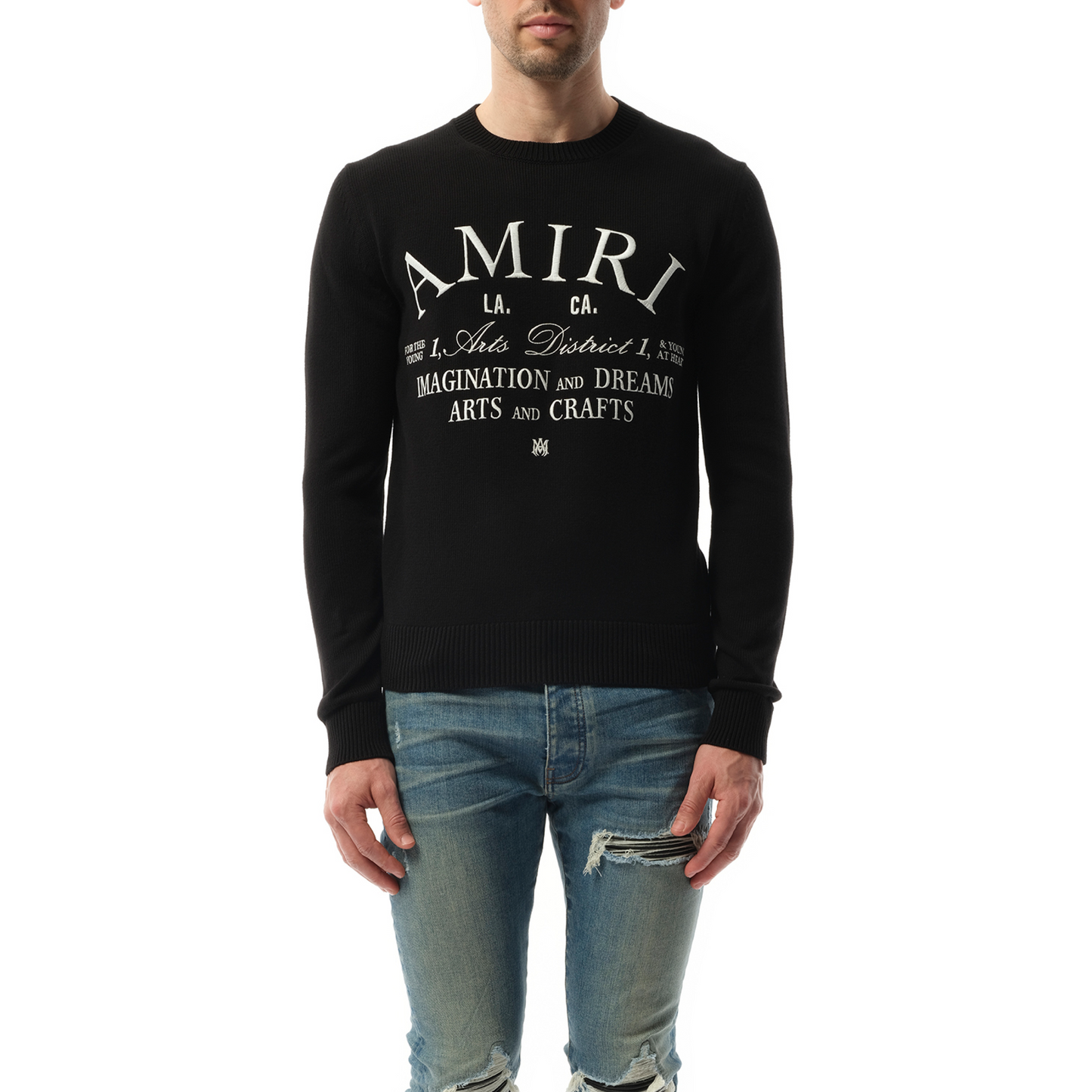 Amiri Arts District Sweater in Black