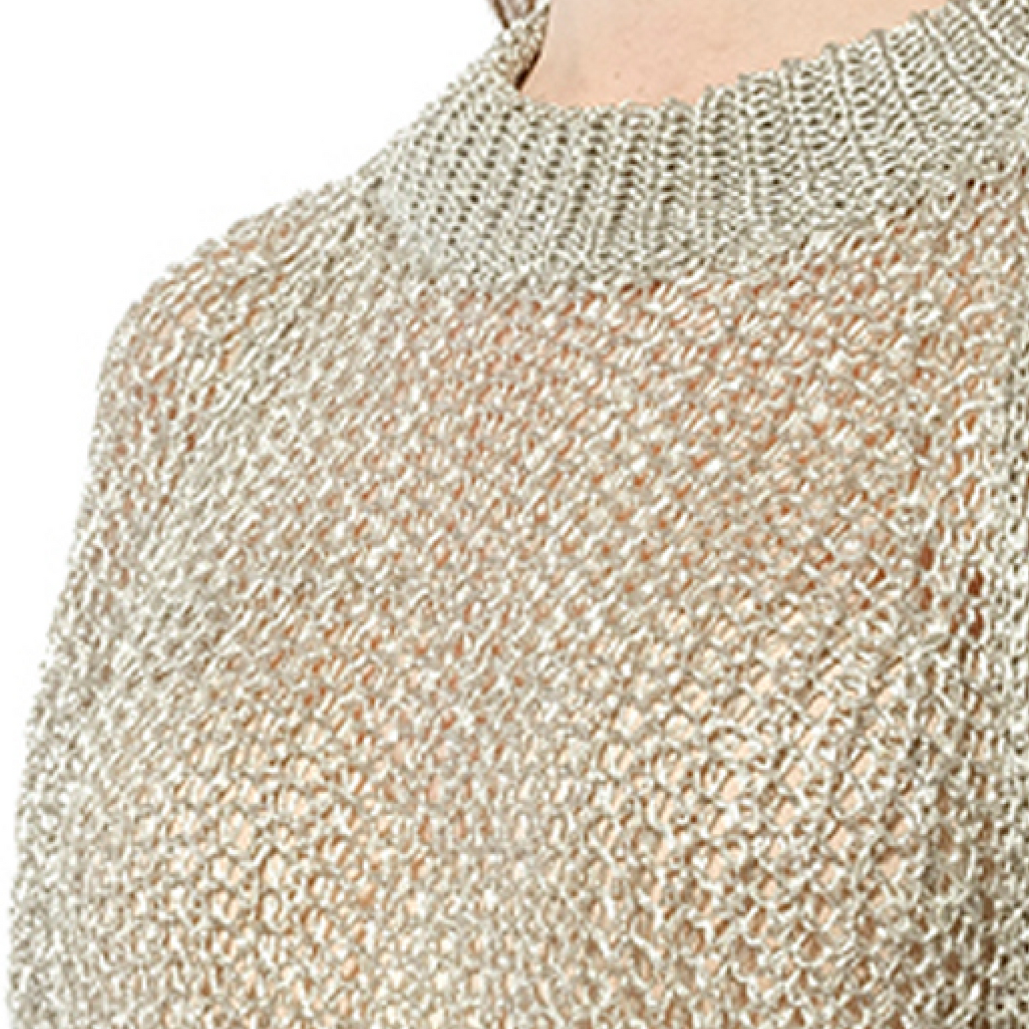 Knit Jumper in Silver