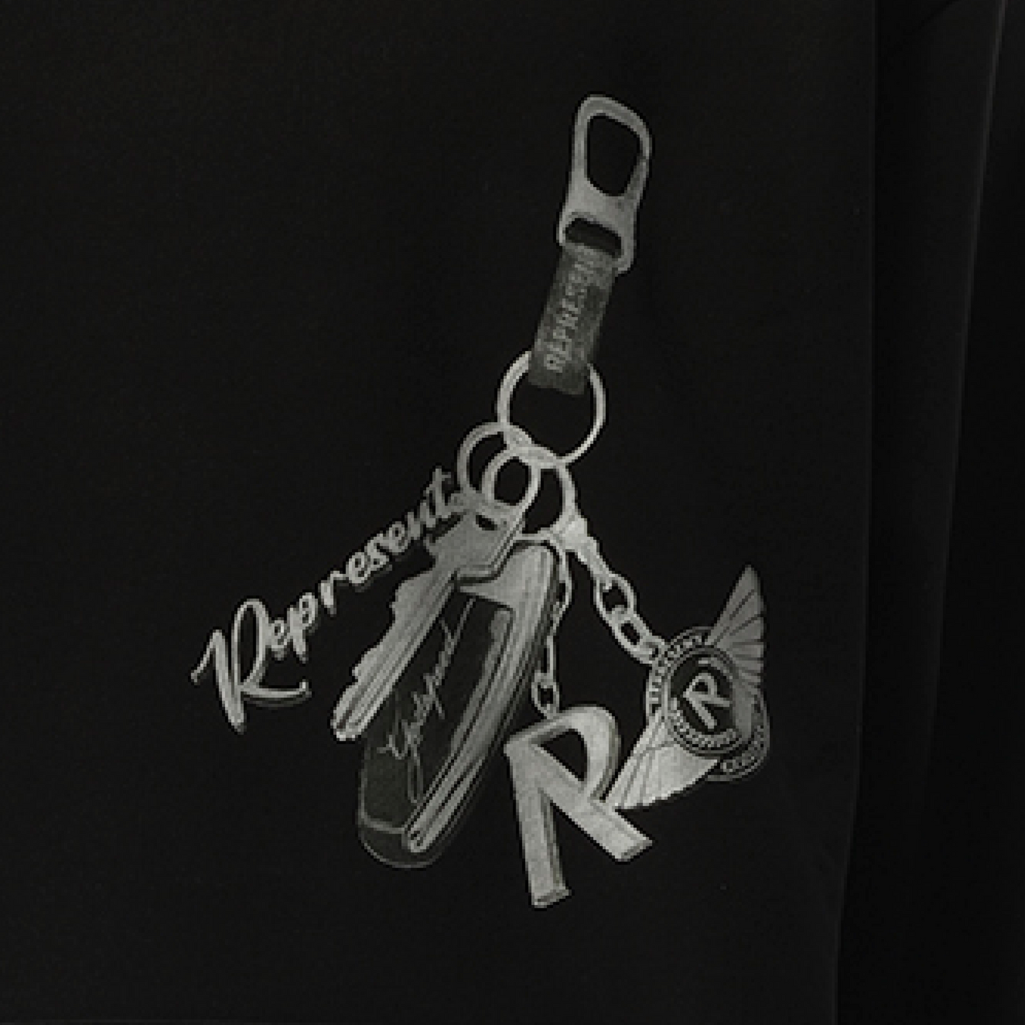 Keys To The Club Hoodie in Jet Black