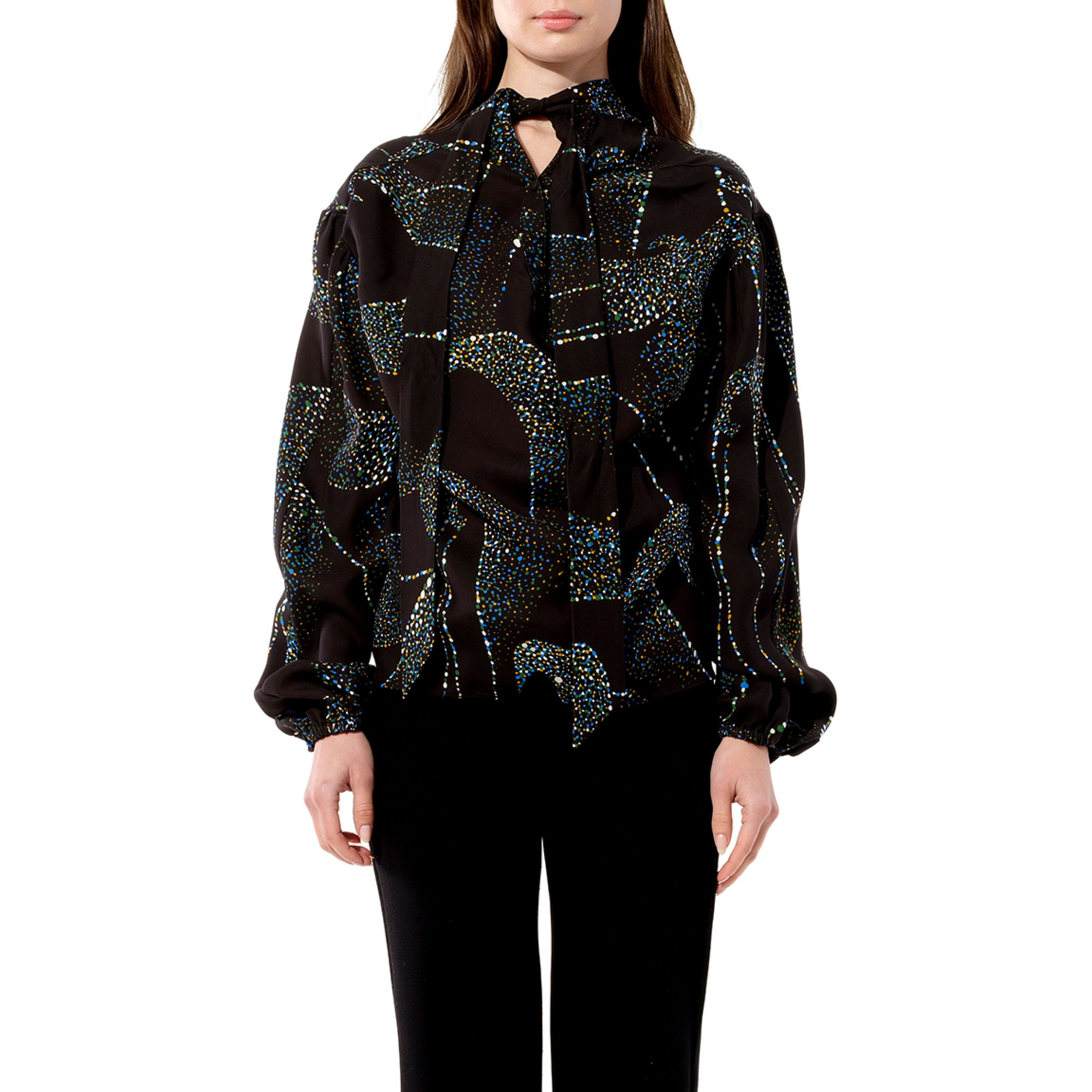 Crepe Shirt in Black