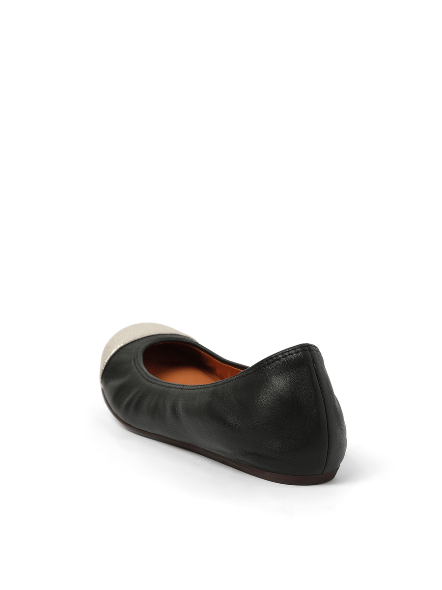 Captoe Shoes in Black Back View | LANVIN