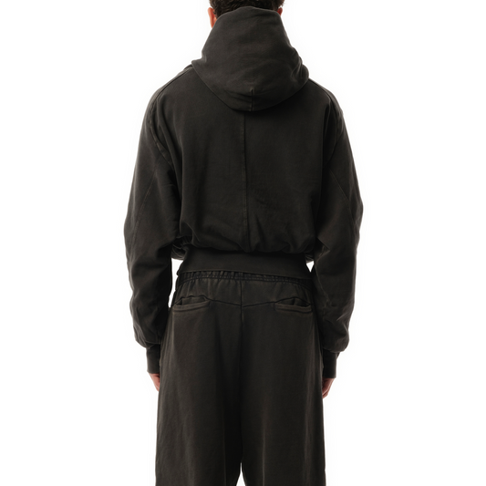 Double Double Hood in Washed Black