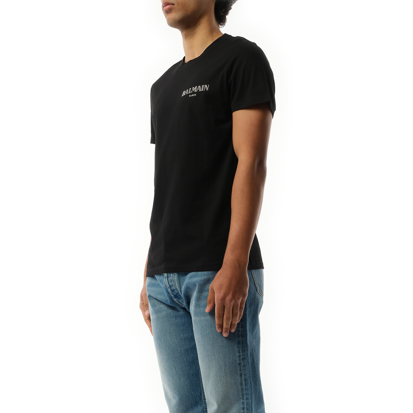 Balmain Vintage T-Shirt in Black/Silver