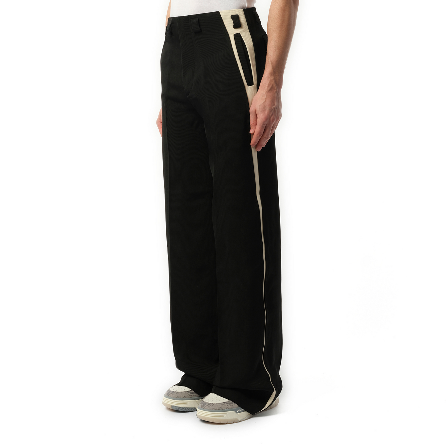 Twill Hollywood Trousers in Black