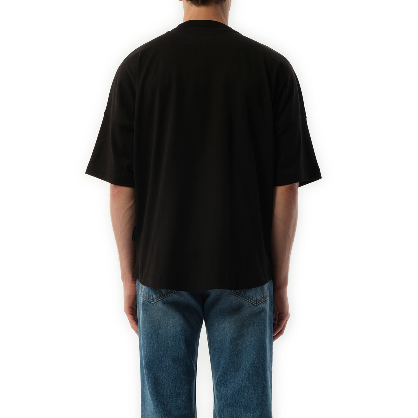 Bear in Mind Oversize T-Shirt in Black/Brown