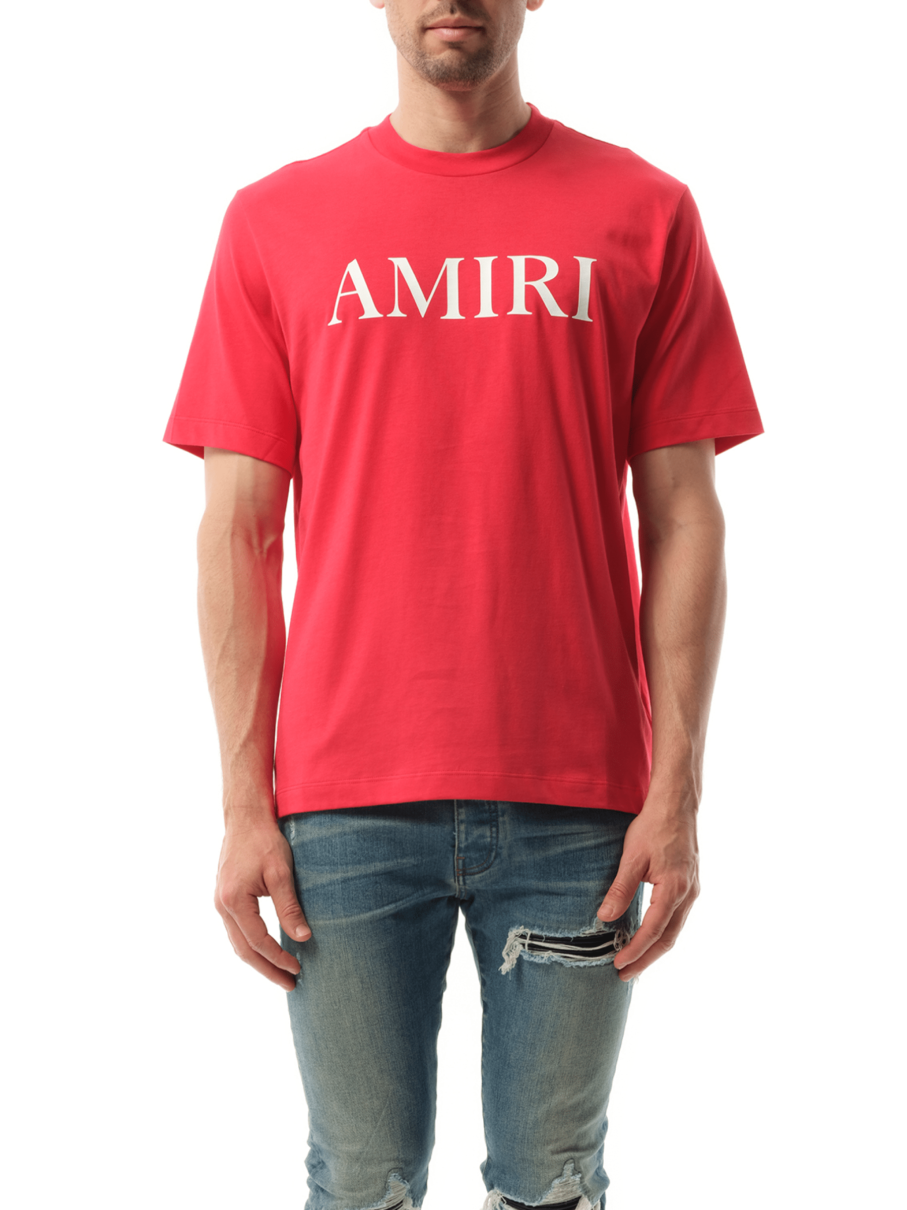 Amiri Amiri Core Logo T-Shirt in Red