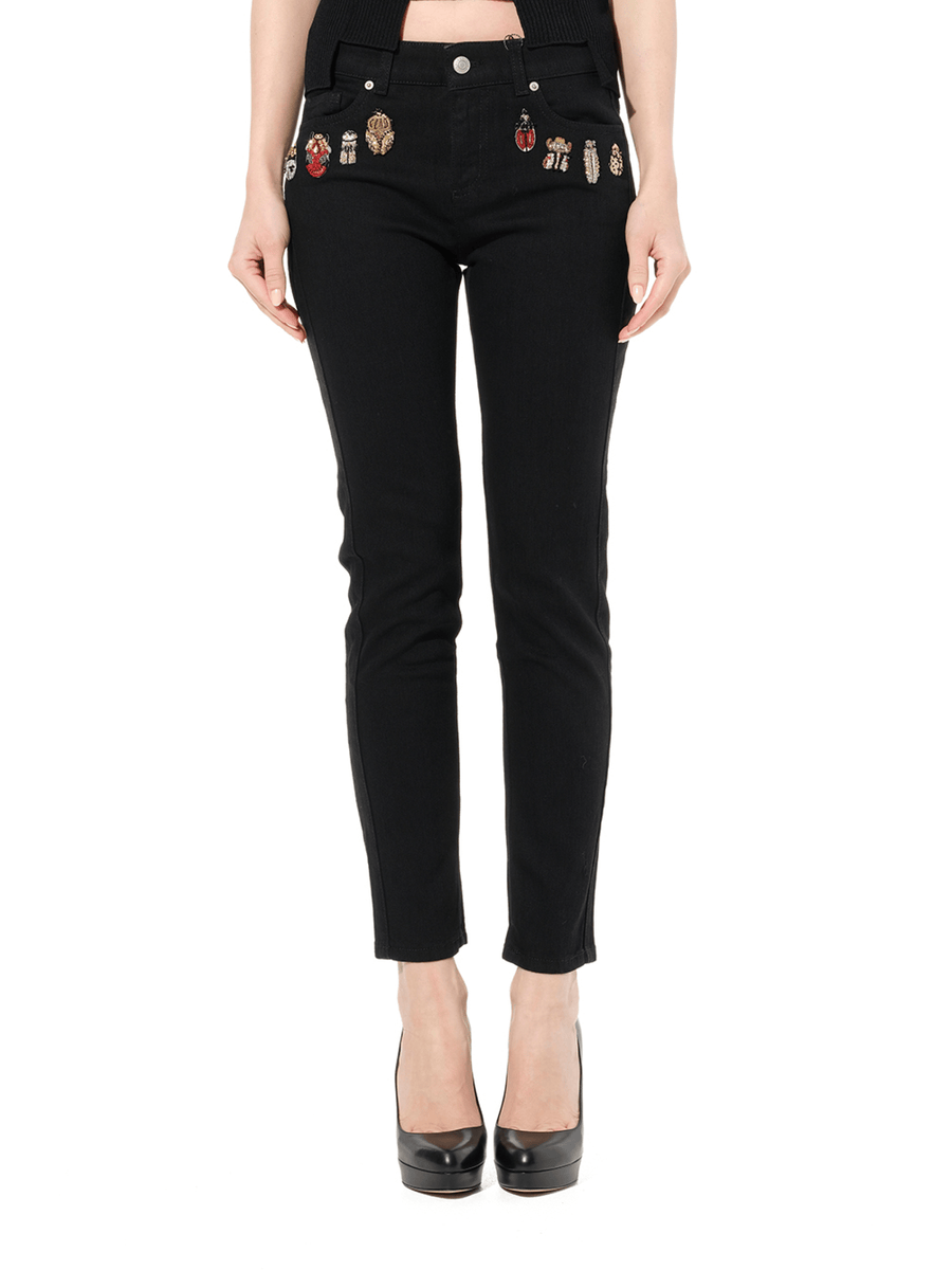 Washed Jeans in Black