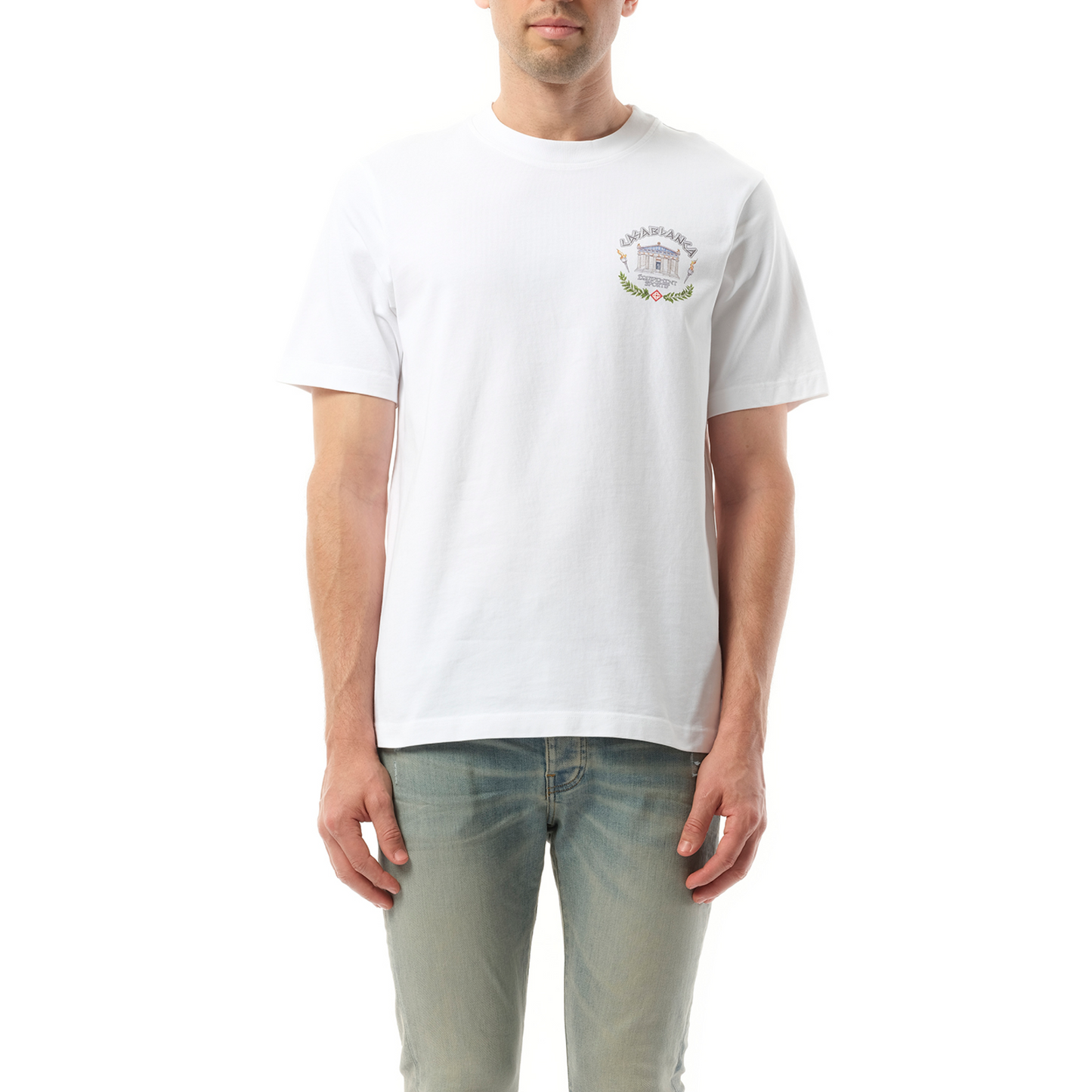 Le Temple Du Sport Printed T-Shirt in White