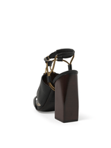 Sandal in Black Back View | LANVIN