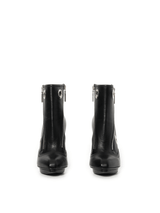 Low Boots in Black Front View | ALEXANDER MCQUEEN