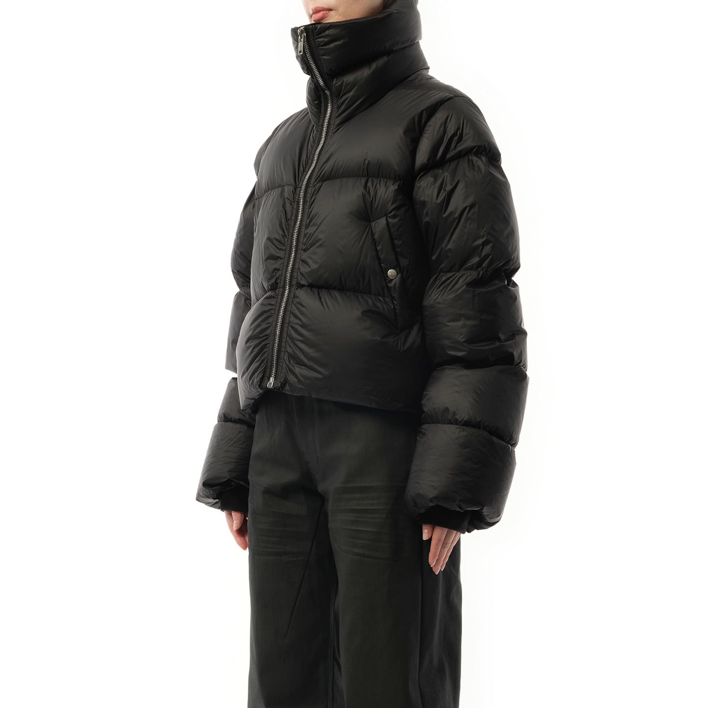 Turtle Down Jacket in Black