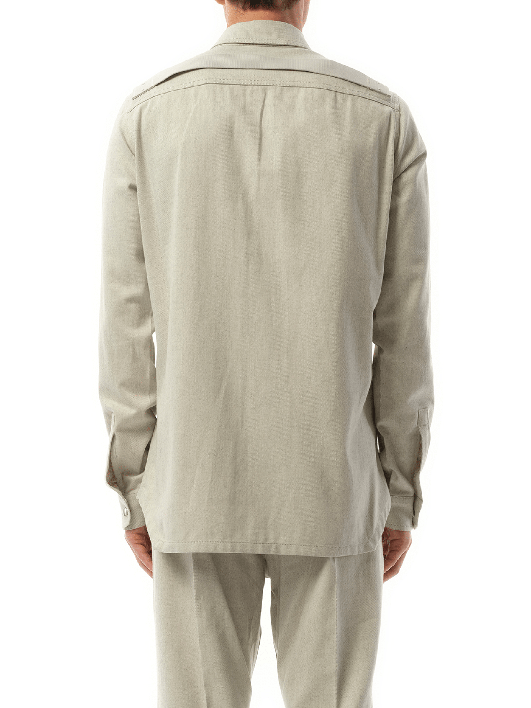 Rick Owens Denim Outershirt in Dinge