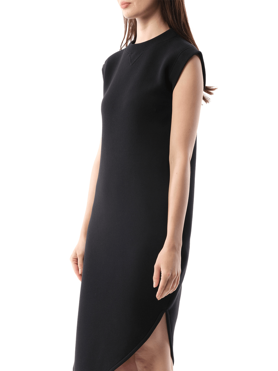 Sponge Sweat Dress in Black
