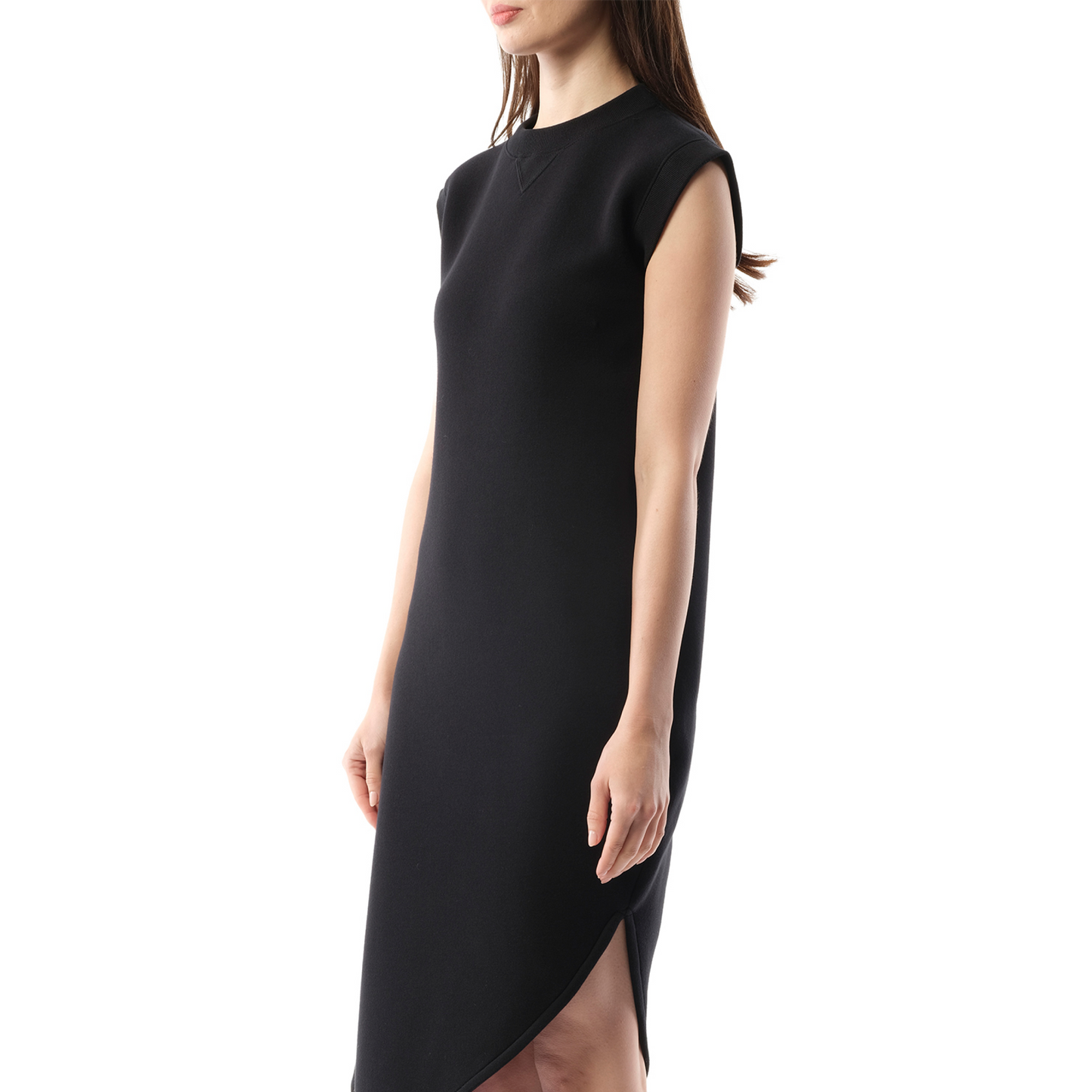 Sponge Sweat Dress in Black