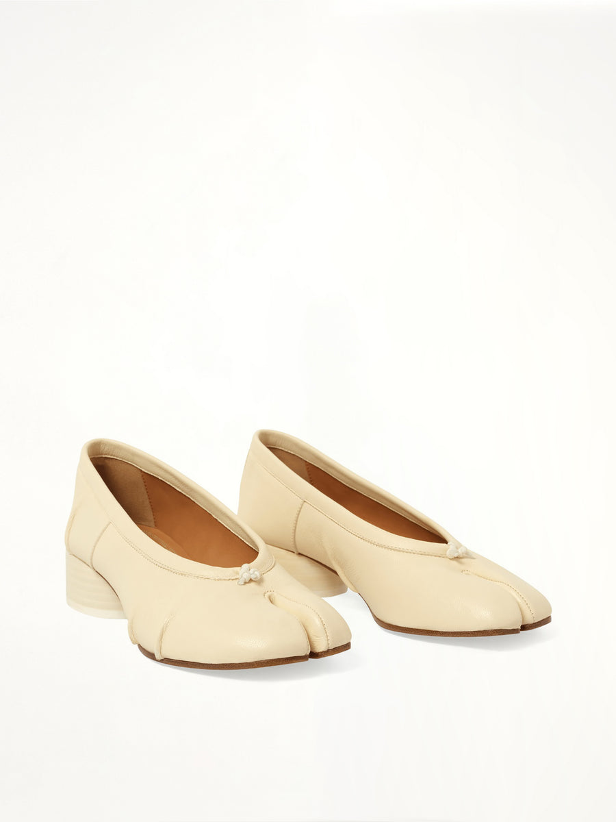 Tabi Ballerina 3cm in White