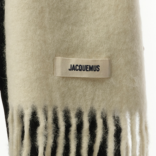 L'echarpe Carro Scarf in Off White