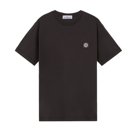 Stone Island Logo Patch T-Shirt in Black