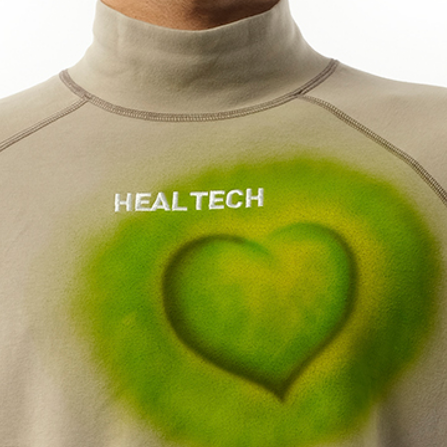 Healtech Airbrush High Neck in Khaki