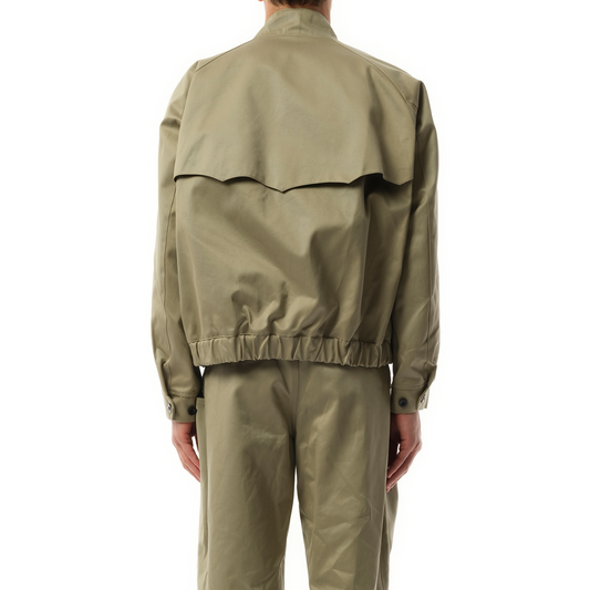 Cotton Chino Jacket in Beige