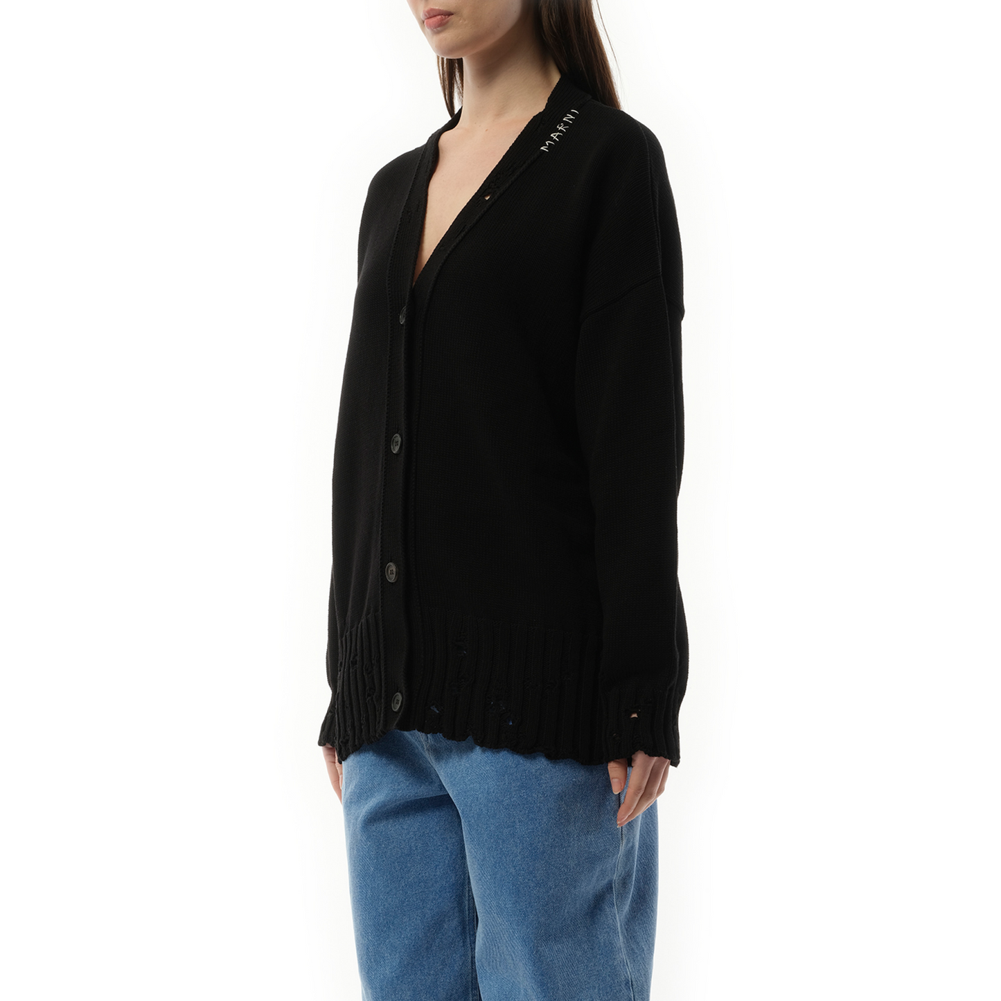 Pullovers Cardigan in Black