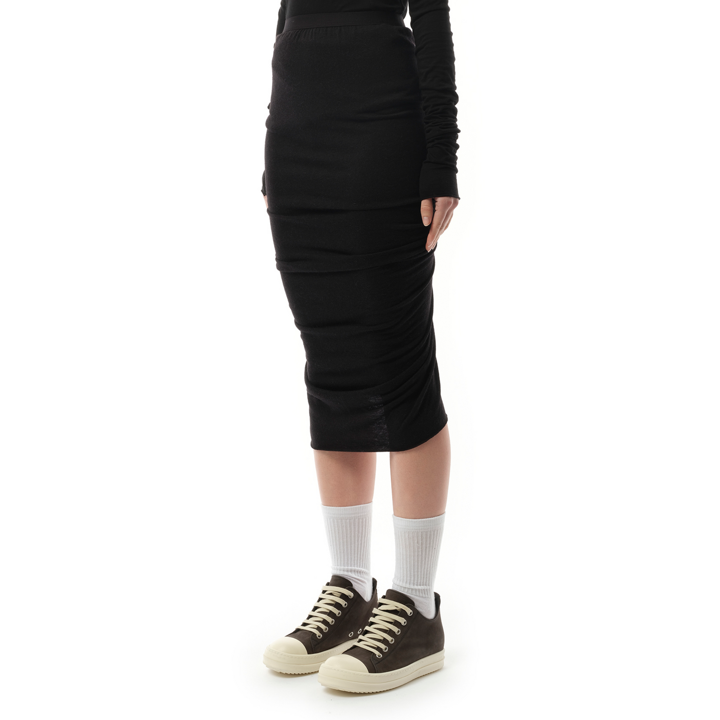 Shrimp Skirt in Black