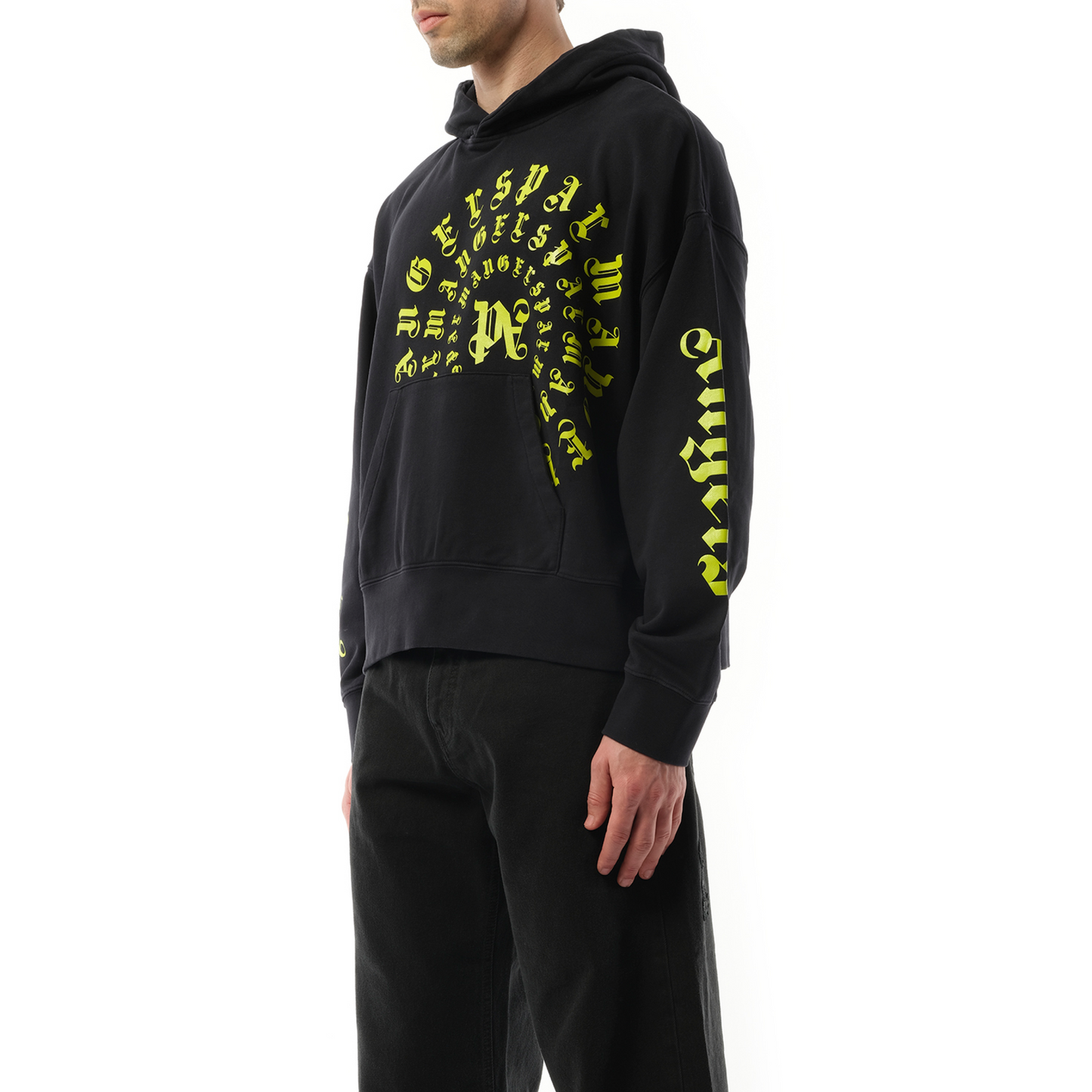 Vertigo Hoodie in Black/Lime