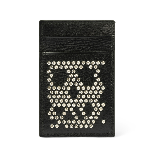 Stud Skull Cc Wallet in Black