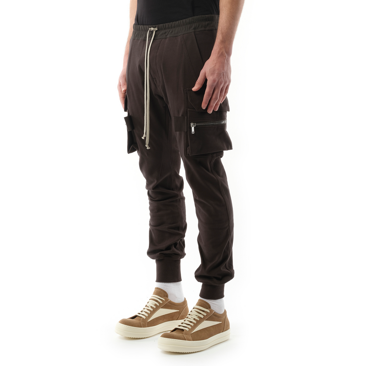 Heavy Jersey Mastodon Cargo Pants in Dark Dust