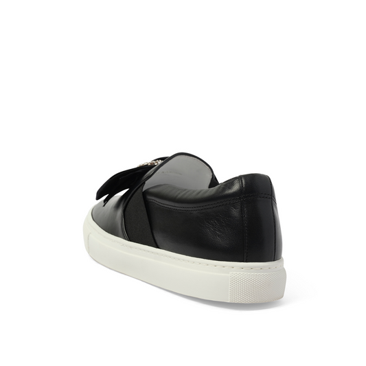 Sneaker With Emb in Black