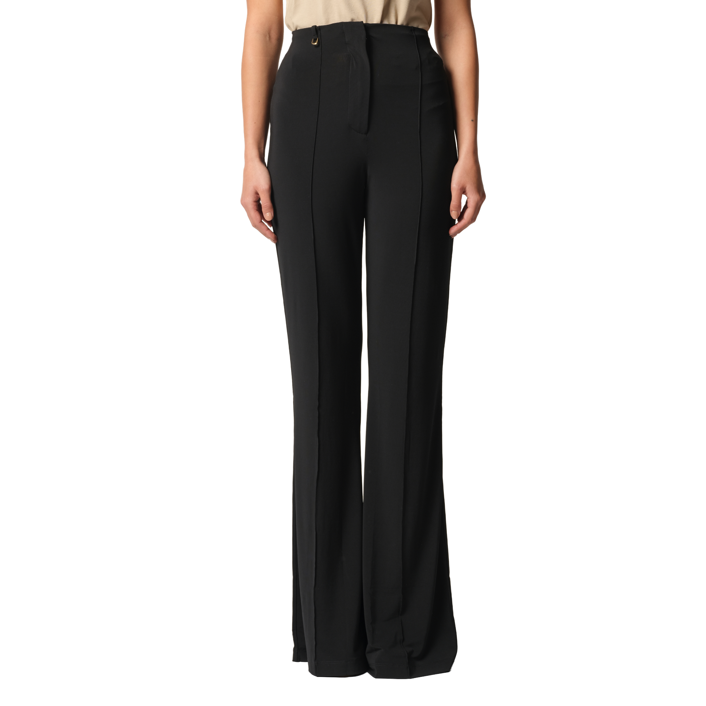 Le Pantalon Drapeado in Black