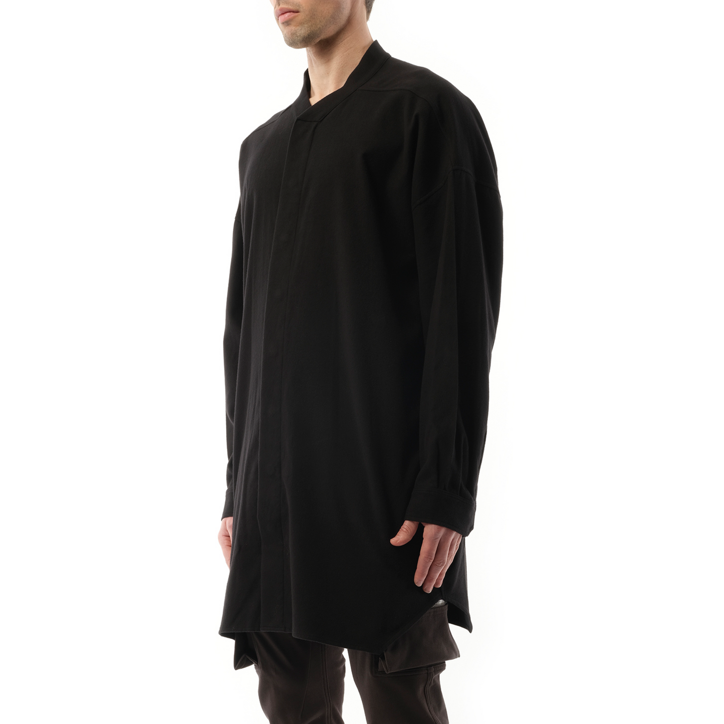 Oversized Faun Shirt in Black