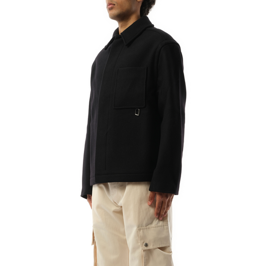 Le Manteau Court Jacket in Black