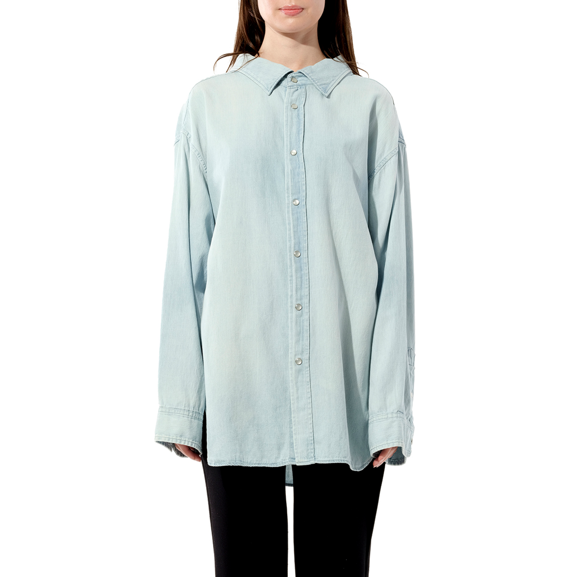 Denim Swing Shirt in Bleach