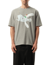Loewe Suna Fujita Anglerfish T-Shirt in Grey Melange
