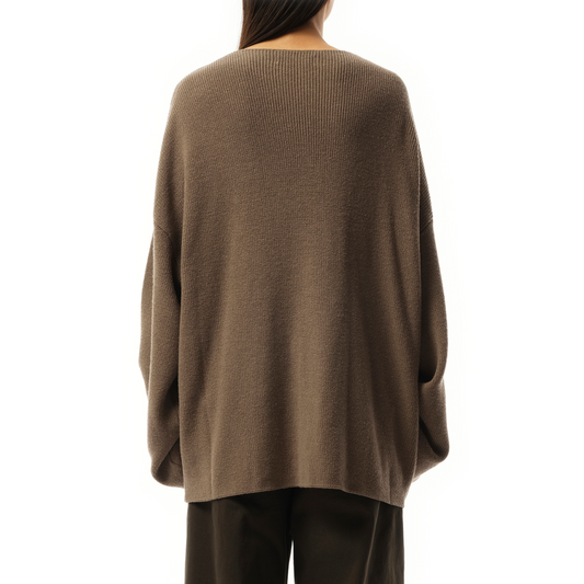 Dormer Knit Sweater in Darktaupe