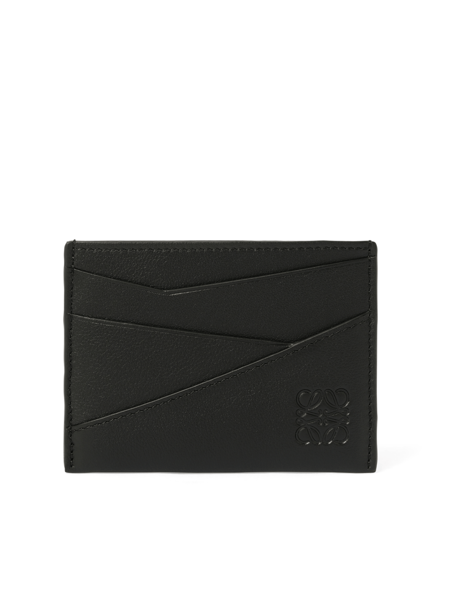 Loewe Puzzle Edge Plain Cardholder in Black