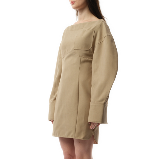 La Robe Chemise Casaco in Beige