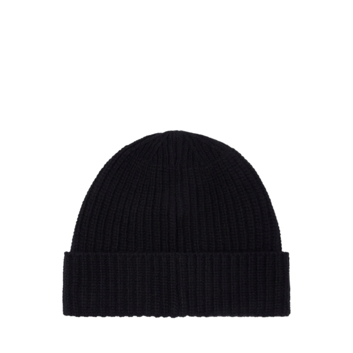 Geelong Wool Compass Beanie in Black