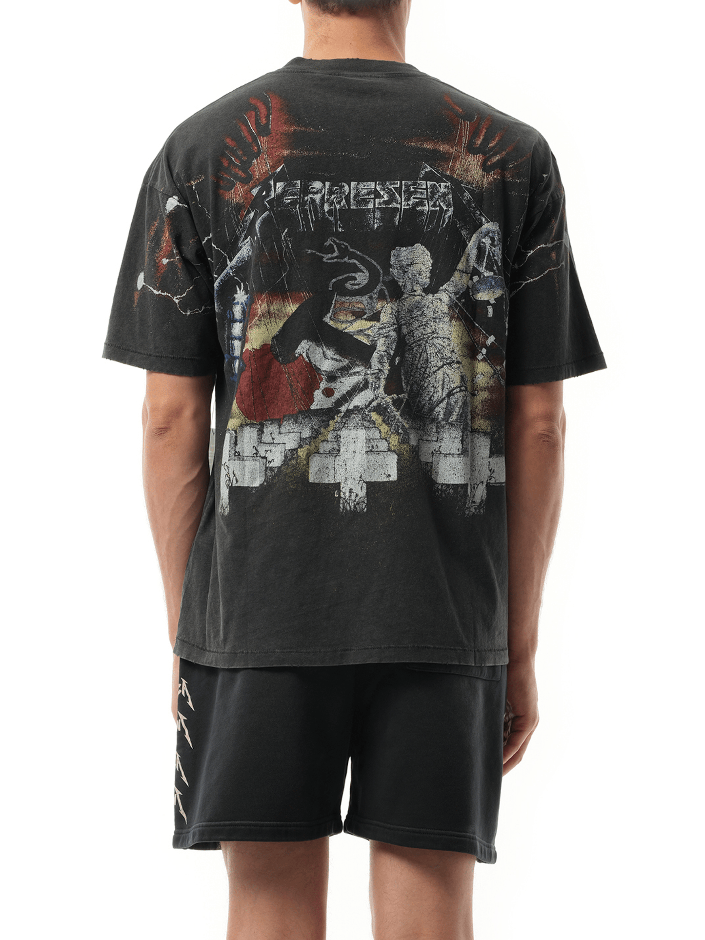 Represent Metallica Master of Puppets T-Shirt in Vintage Grey