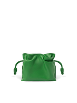 Loewe Flamenco Clutch Mini Bunnies in Tropical Green