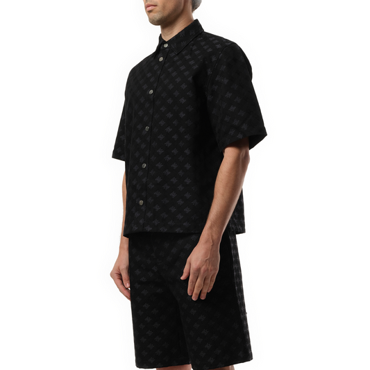 MA Quad Jacquard Shirt in Black