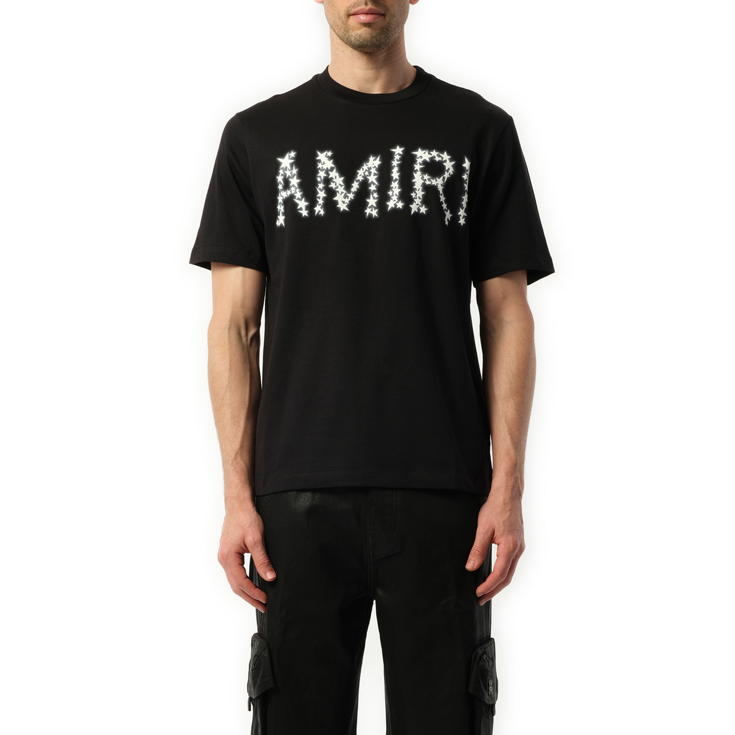 Amiri Stars Logo T-Shirt in Black