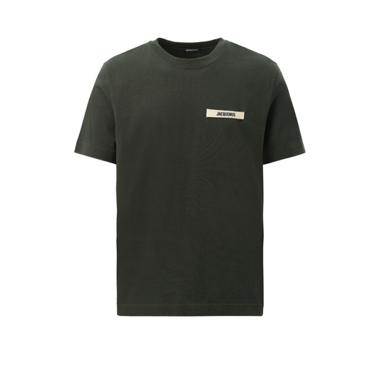 Le T-Shirt Gros Grain in Dark Green