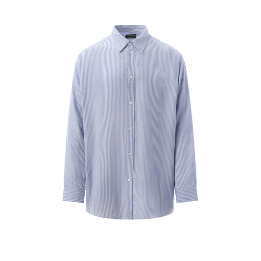 Fluid Stripe Shirt in Blue/White