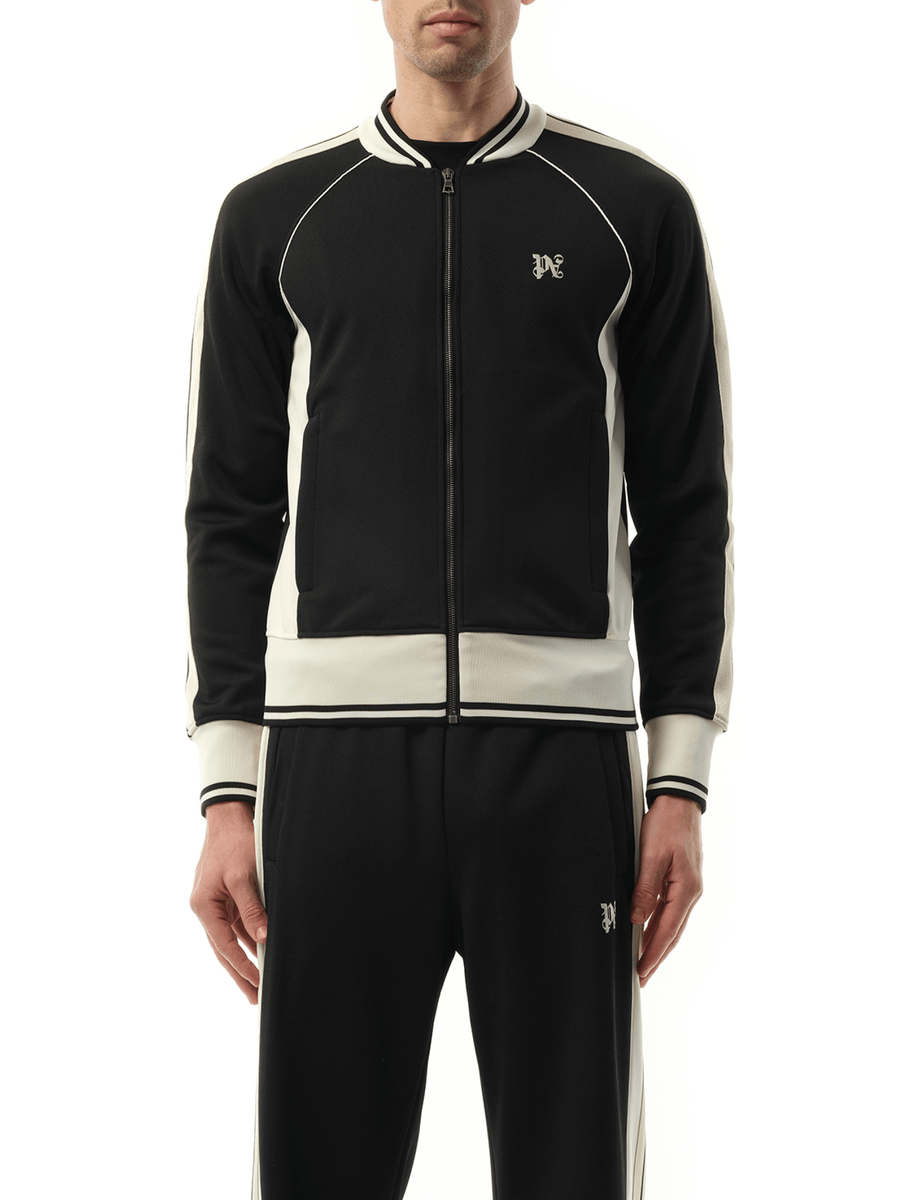 New Monogram Track Jacket in Black/Off White
