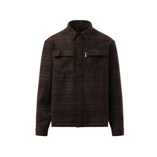 Rep Flannel Shirt in Coffee