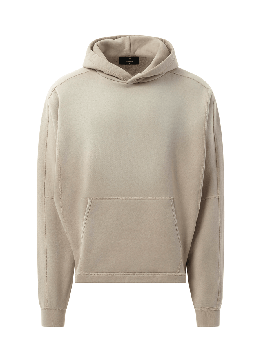 Step Hem Hoodie in Oat