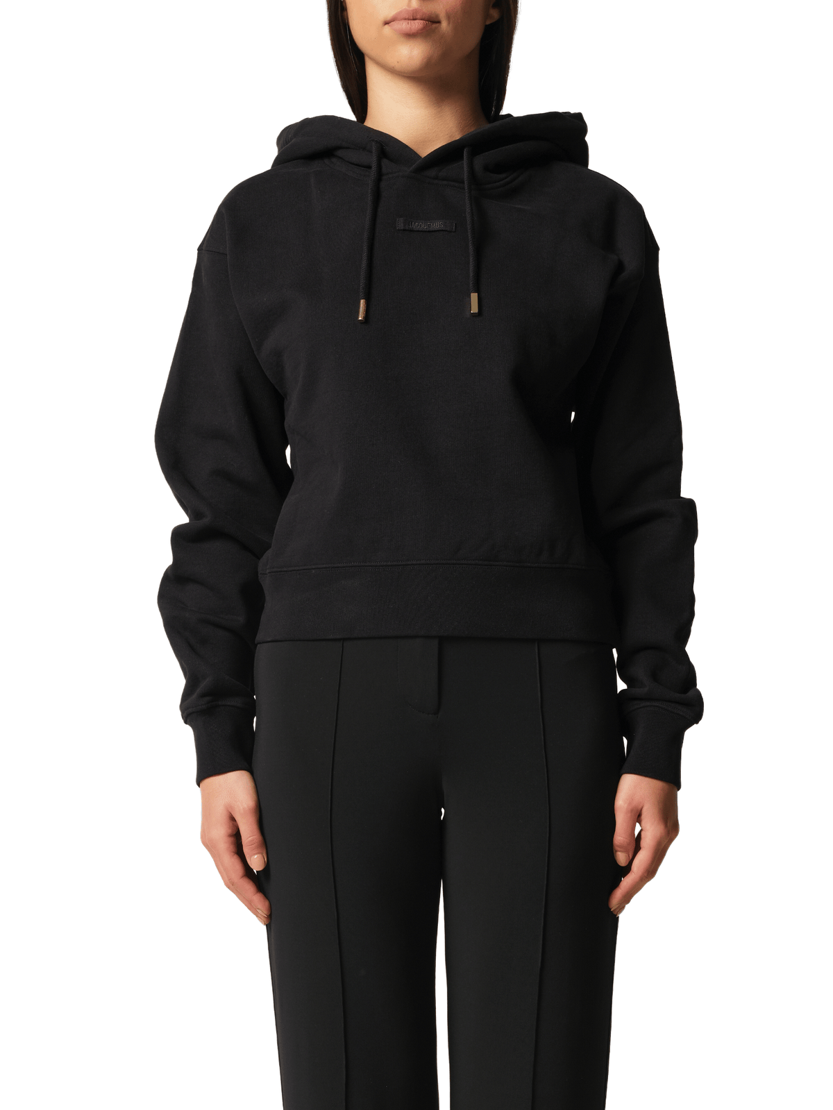 Le Hoodie Gros Grain in Black