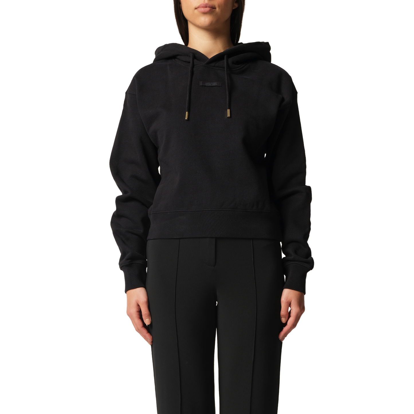 Le Hoodie Gros Grain in Black